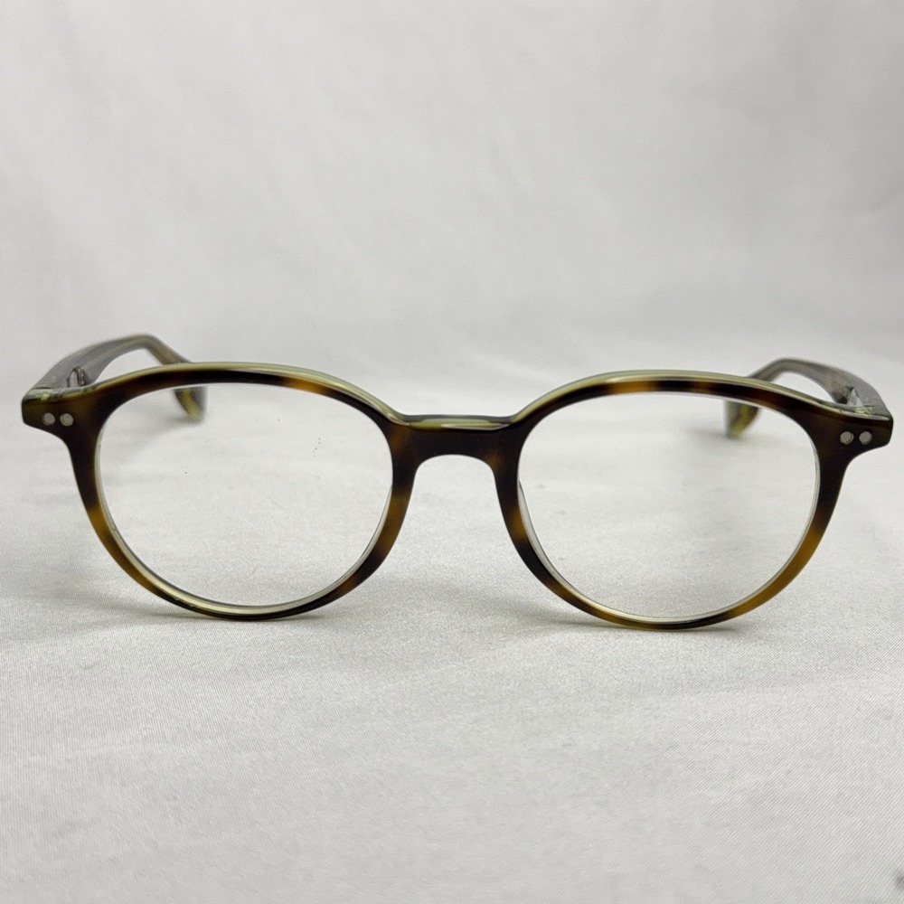 State Sandburg Tort Jade Clear Havana Frames Only Eyeglasses 49-20-140